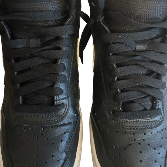 Nike Black and White High-Top Sneakers - Picture 3 of 7